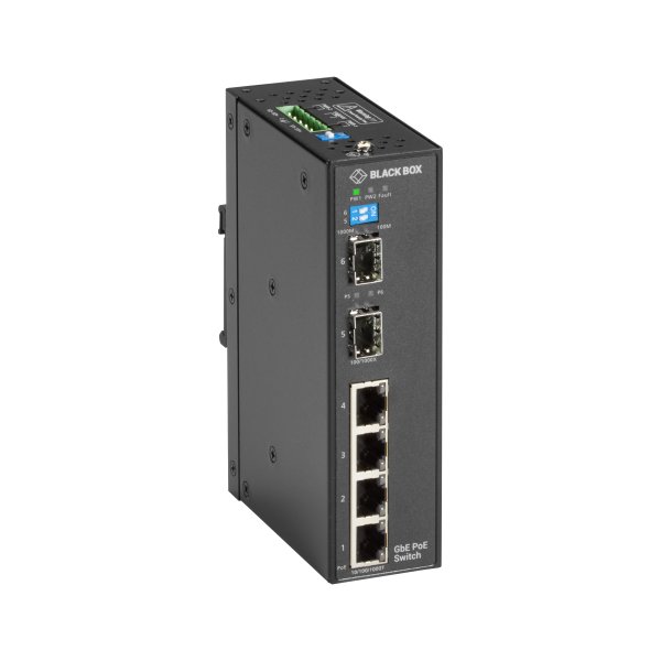 Black Box LPH1006A-R2 network switch Gigabit Ethernet (10/100/1000) Power over Ethernet (PoE)