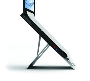 The Lite by Hypertec is a ultra lightweight (just 220g) height adjustable laptop stand. This innovative design provides a stable and height adjustable platform for your laptop. Ideal for mobile users the LSTAND03 improves the poor posture promoted by lapt