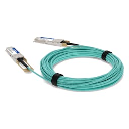 AddOn Networks MFA1A00-E004-AO InfiniBand/fibre optic cable 4 m QSFP28 Aqua colour, Silver