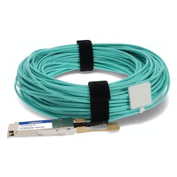 AddOn Networks MFA1A00-E020-AO InfiniBand/fibre optic cable 20 m QSFP28 Aqua colour, Silver