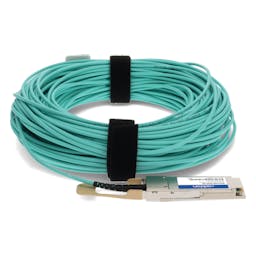 AddOn Networks MFA1A00-E020-AO InfiniBand/fibre optic cable 20 m QSFP28 Aqua colour, Silver