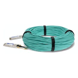 AddOn Networks MFA1A00-E100-AO InfiniBand/fibre optic cable 100 m QSFP28 Aqua colour, Silver