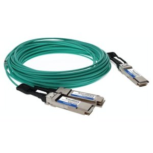 AddOn Networks MFS1S50-V005E-AO InfiniBand/fibre optic cable 5 m QSFP56 2xQSFP56 Green, Grey