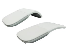 Accuratus MOU-CURVE-BTWH mouse Ambidextrous Bluetooth 1200 DPI