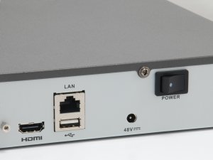 LevelOne GEMINI 4-Channel PoE Network Video Recorder, 4 PoE Outputs, H.265