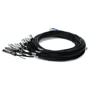 AddOn Networks OSFP-8SFP28-PDAC2M-AO InfiniBand/fibre optic cable 2 m 8xSFP28 Black, Silver