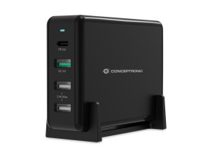 Conceptronic OZUL 4-Port 65W USB PD Desktop Charger