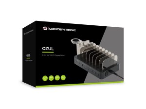 Conceptronic OZUL 8-Port 75W USB PD Charging Station