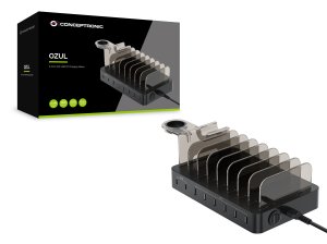 Conceptronic OZUL 8-Port 75W USB PD Charging Station