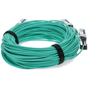 AddOn Networks Q400G-4Q56G-AOC10M-AO InfiniBand/fibre optic cable 10 m QSFP-DD 4x QSFP56 Turquoise