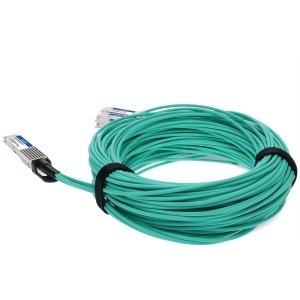 AddOn Networks Q400G-4Q56G-AOC15M-AO InfiniBand/fibre optic cable 15 m QSFP-DD 4x QSFP56 Turquoise