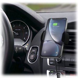 10W Rapid Air Vent Mount Wireless Charger with Qi Technology