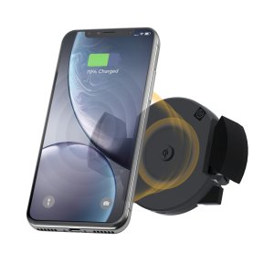 10W Rapid Air Vent Mount Wireless Charger with Qi Technology