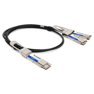 MSA and TAA Compliant 200GBase-CU QSFP-DD 200G to 2xQSFP28 100G NRZ Direct Attach Cable (Passive Twinax, 2.5m)