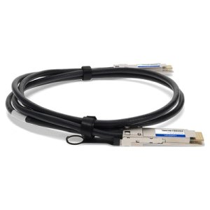 AddOn Networks QDD-200G-DAC-2M-AO InfiniBand/fibre optic cable QSFP-DD Black, Silver