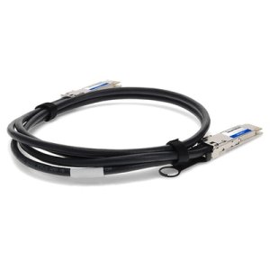 AddOn Networks QDD-400-CU1M-AO InfiniBand/fibre optic cable 1 m QSFP-DD Black, Silver