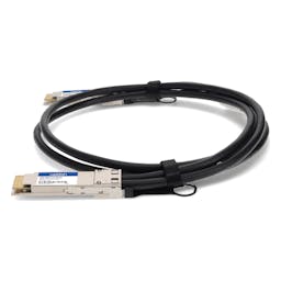 AddOn Networks QDD-400G-CU0-5M-AO InfiniBand/fibre optic cable 0.5 m QSFP-DD Black, Silver