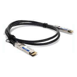 AddOn Networks QDD-400G-CU0-5M-AO InfiniBand/fibre optic cable 0.5 m QSFP-DD Black, Silver