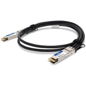 AddOn Networks QDD-400G-CU1-5M-AO InfiniBand/fibre optic cable 1.5 m QSFP-DD Black, Silver