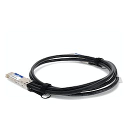 AddOn Networks QDD-400G-CU1-5M-AO InfiniBand/fibre optic cable 1.5 m QSFP-DD Black, Silver