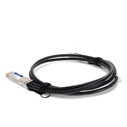 AddOn Networks QDD-400G-CU2-5M-AO InfiniBand/fibre optic cable 2.5 m QSFP-DD Black, Silver