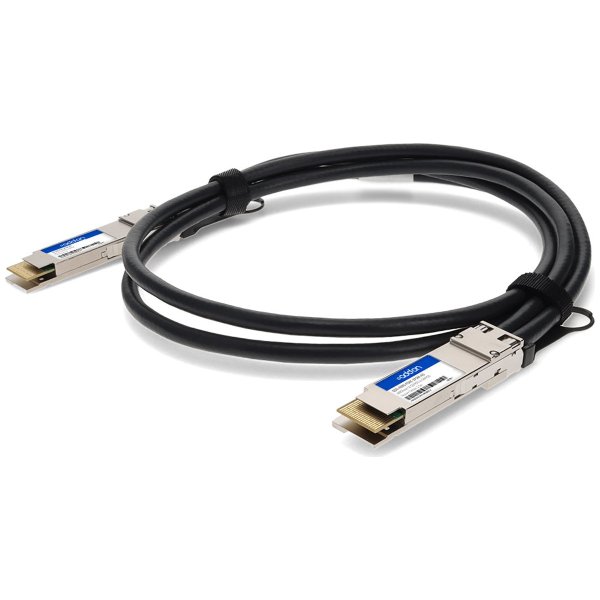 Juniper Networks QDD-400G-PDAC-2P5M Compatible 400GBase-CU QSFP-DD to QSFP-DD Direct Attach Cable (Passive Twinax, 2.5m)