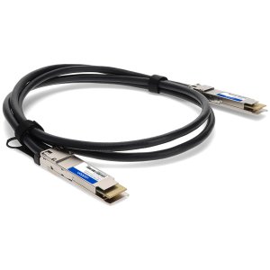 Juniper Networks QDD-400G-PDAC-2P5M Compatible 400GBase-CU QSFP-DD to QSFP-DD Direct Attach Cable (Passive Twinax, 2.5m)