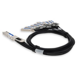 AddOn Networks QDD-8SFP56-PDAC2M-AO InfiniBand/fibre optic cable 2 m QSFP-DD 8x SFP28 Black