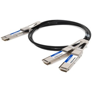 AddOn Networks QDD2QS28400CU2-5M-AO InfiniBand/fibre optic cable 2.5 m QSFP-DD 2x QSFP28 Black