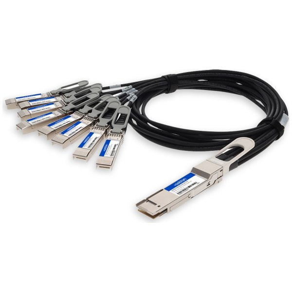 AddOn Networks QDD8SFP28PDAC2-5M-AO InfiniBand/fibre optic cable 2.5 m QSFP-DD 8x SFP28 Black