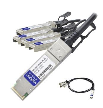 1m, 40GBASE-CU, QSFP+/4XSFP+DAC