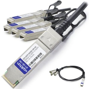 AddOn Networks QSFP+/4xSFP+ 2 m InfiniBand/fibre optic cable QSFP+ 4xSFP+ Black