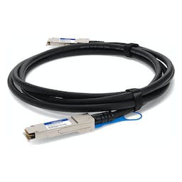 AddOn Networks QFX-QSFP28-DAC-2-5M-AO InfiniBand/fibre optic cable 2.5 m Black, Silver