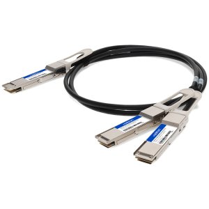 AddOn Networks QSDD200G2Q28PDC2M-AO InfiniBand/fibre optic cable 2 m QSFP-DD 4x QSFP28 Black