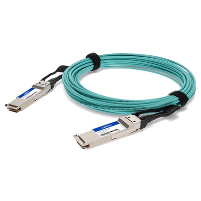 QSFP56 to QSFP56 Active Optical Cable (850nm, MMF, 10m)