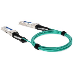 MSA and TAA Compliant 200GBase-AOC QSFP56 to QSFP56 Active Optical Cable (850nm, MMF, 6m)