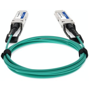 MSA and TAA Compliant 200GBase-AOC QSFP56 to QSFP56 Active Optical Cable (850nm, MMF, 6m)