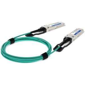 MSA and TAA Compliant 200GBase-AOC QSFP56 to QSFP56 Active Optical Cable (850nm, MMF, 6m)