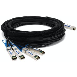 MSA and TAA Compliant 40GBase-CU QSFP+ to 4xSFP+ Direct Attach Cable (Passive Twinax, 2.5m)