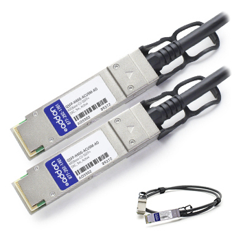 AddOn Networks 8m, QSFP+ - QSFP+ InfiniBand/fibre optic cable QSFP+ Black