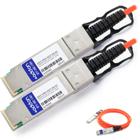 AddOn Networks QSFP-H40G-AOC2-5M-AO InfiniBand/fibre optic cable 2.5 m QSFP+ Black, Grey, Orange