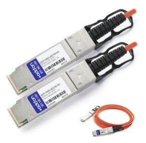 AddOn Networks 2m QSFP+ - QSFP+ InfiniBand/fibre optic cable QSFP+ Orange