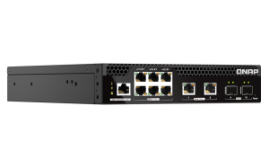 QNAP QSW-M2106PR-2S2T network switch Managed L2 10G Ethernet (100/1000/10000) Power over Ethernet (PoE) 1U Black