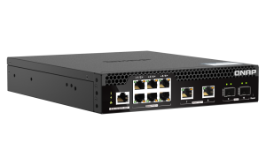 QNAP QSW-M2106PR-2S2T network switch Managed L2 10G Ethernet (100/1000/10000) Power over Ethernet (PoE) 1U Black