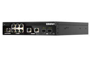 QNAP QSW-M2106PR-2S2T network switch Managed L2 10G Ethernet (100/1000/10000) Power over Ethernet (PoE) 1U Black