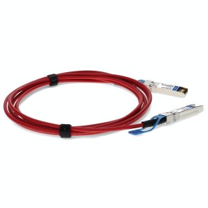 MSA and TAA Compliant 10GBase-CU SFP+ Red Direct Attach Cable (Passive Twinax, 1.5m)