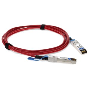 MSA and TAA Compliant 10GBase-CU SFP+ Red Direct Attach Cable (Passive Twinax, 1.5m)