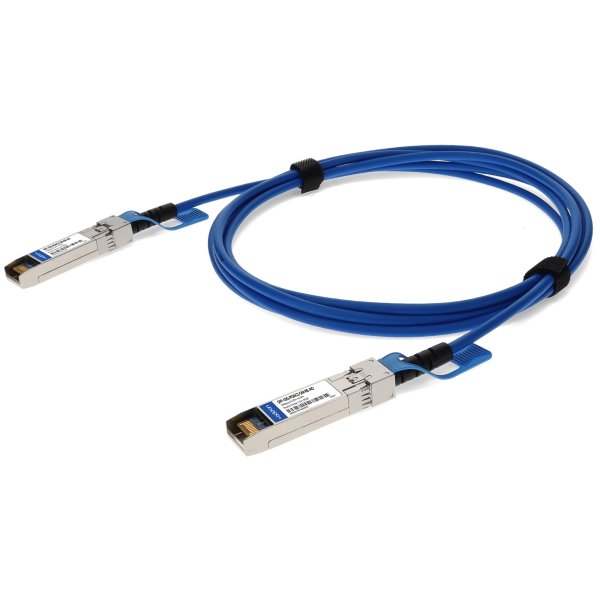 MSA and TAA Compliant 10GBase-CU SFP+ Blue Direct Attach Cable (Passive Twinax, 2.5m)