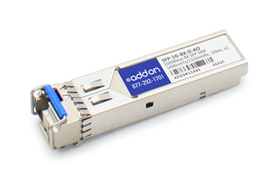 AddOn Networks SFP-1G-BX-D-AO network transceiver module Fiber optic 1000 Mbit/s