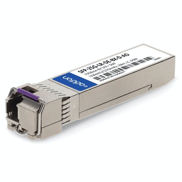 AddOn Networks SFP-25G-LR-DE-BX-D-AO network transceiver module Fiber optic 25000 Mbit/s SFP28